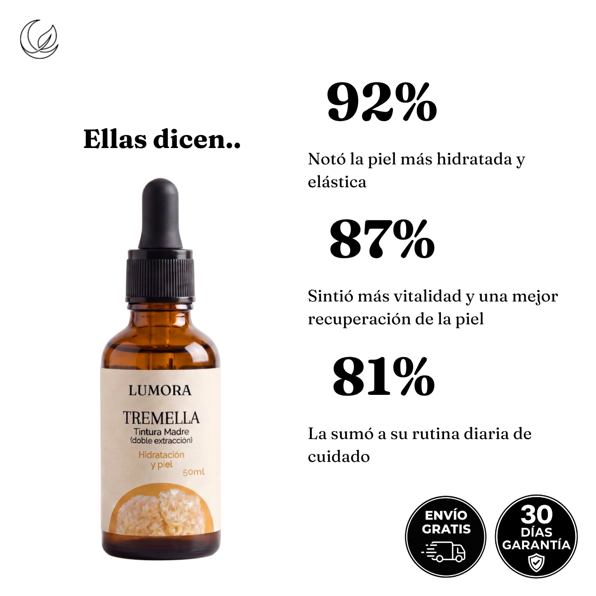 Tintura Tremella — Doble Extracción