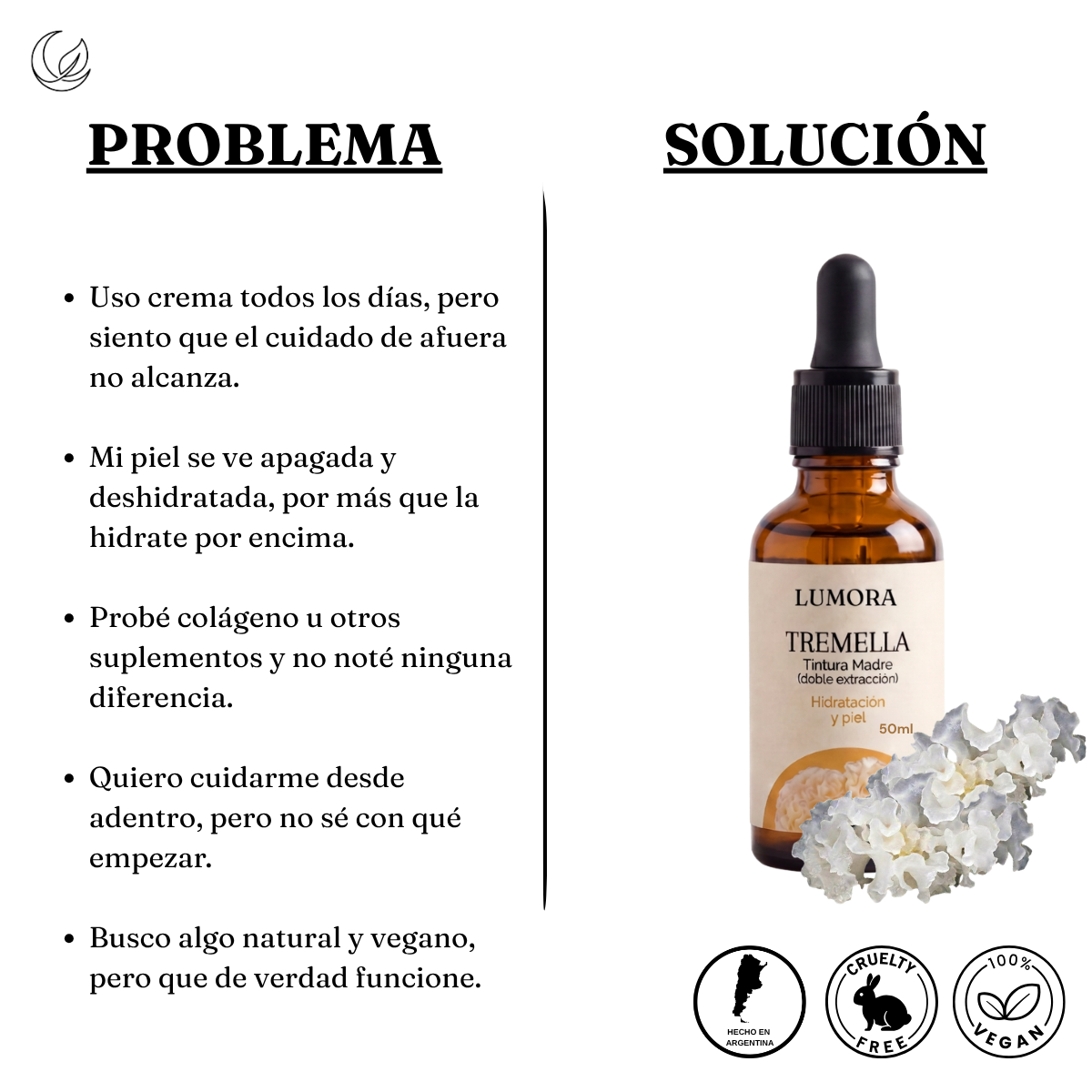 Tintura Tremella — Doble Extracción