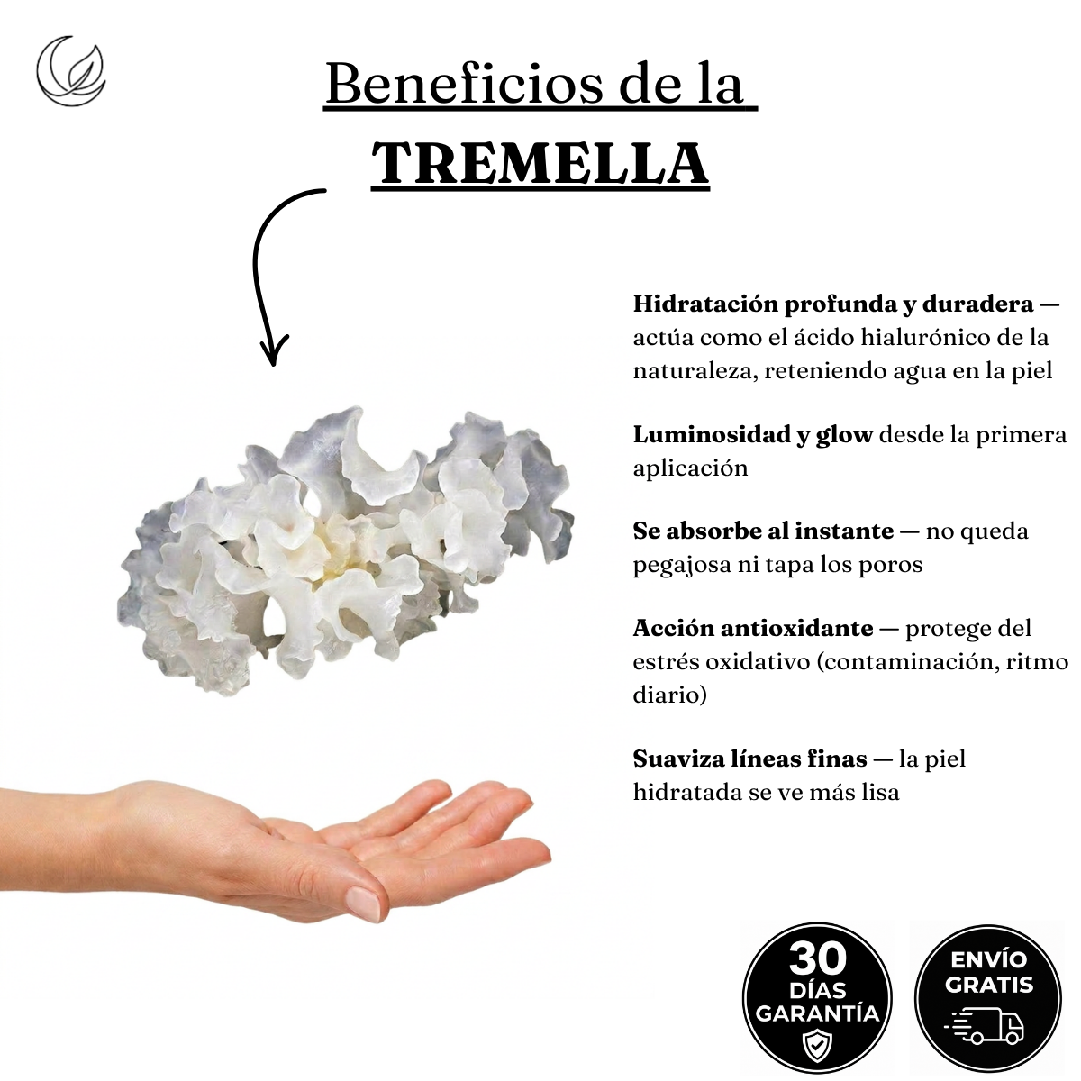 Tremella Glow — Crema Facial de Tremella