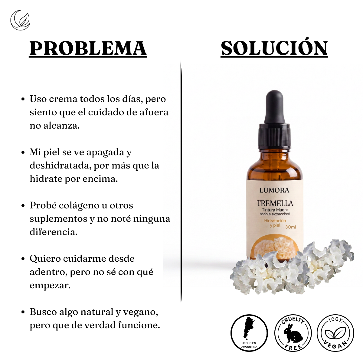 TREMELLA — Tintura doble extracto